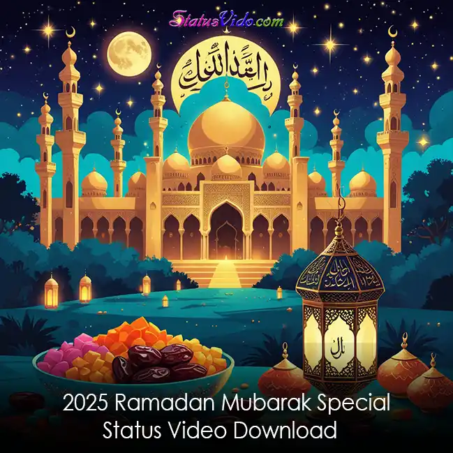 2025 Ramadan Mubarak Special Status Video Download