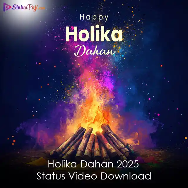 Holika Dahan 2025 Status Video Download